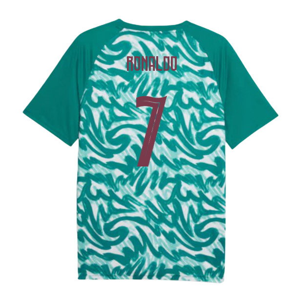 2026-2027 Portugal Warm Up Jersey (Green) (Ronaldo 7)-SoccerKits Hub | Buy Soccer Jerseys Online